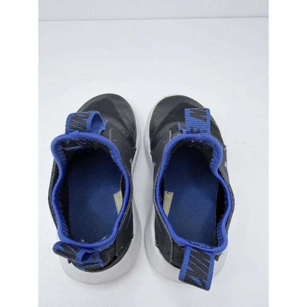 New Nike Flex Runner (TD) Blue White Toddler Slip On Shoes Size 9 C Comfort